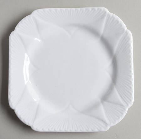 Dainty White (No Trim) Square Bread & Butter Plate