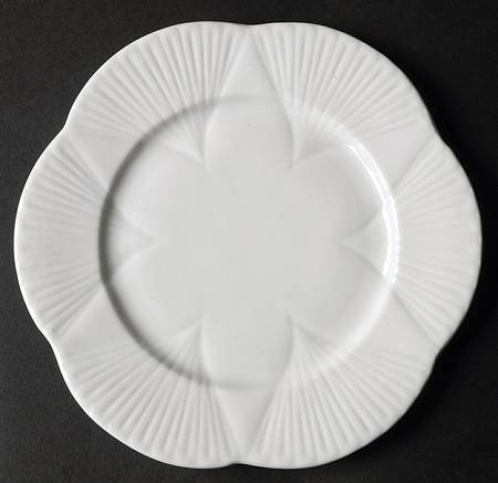 Dainty White (No Trim) Salad Plate