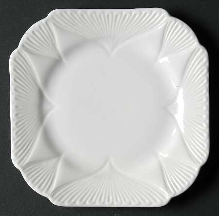 Dainty White (No Trim) Square Bread & Butter Plate