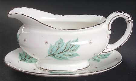 Drifting Leaves Gravy Boat & Underplate