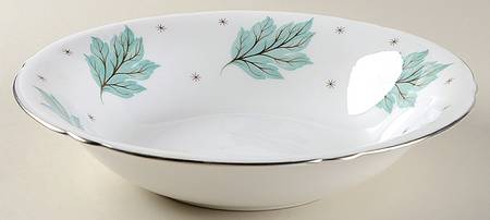 Drifting Leaves 9" Round Vegetable Bowl