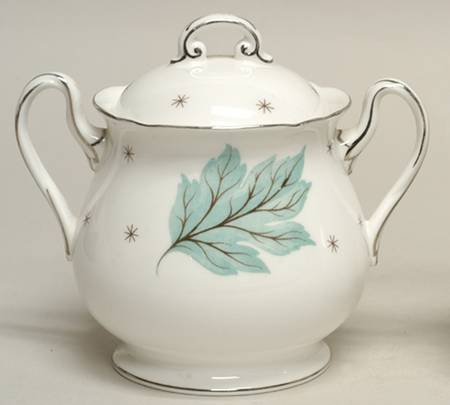 Drifting Leaves Sugar Bowl & Lid