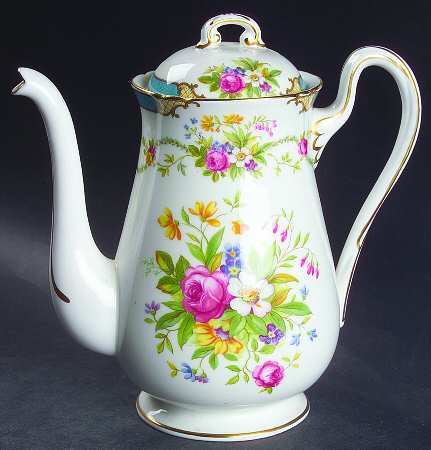 Dubarry Blue Coffee Pot & Lid