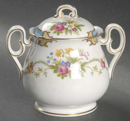 Dubarry Blue Sugar Bowl & Lid