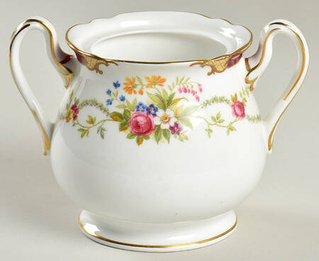 Dubarry Maroon Sugar Bowl No Lid
