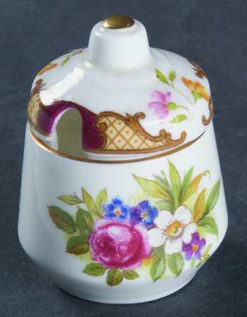 Dubarry Maroon Mustard Jar & Lid