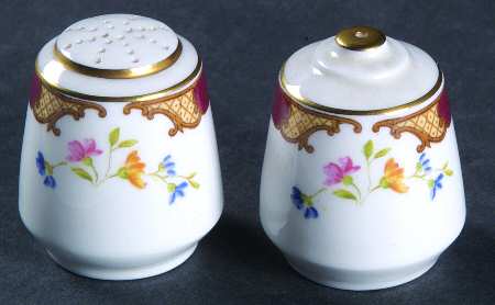 Dubarry Maroon Individual Salt & Pepper Set