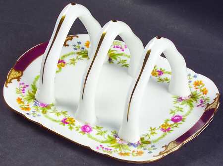 Dubarry Maroon Two Slice Toast Server