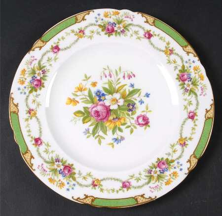 Dubarry Green Luncheon Plate