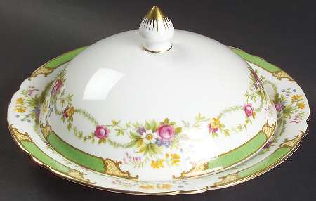 Dubarry Green Muffin Dish & Lid