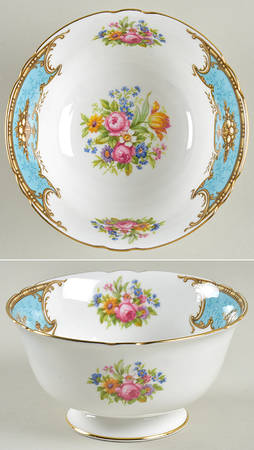 Duchess Blue Cranberry Bowl