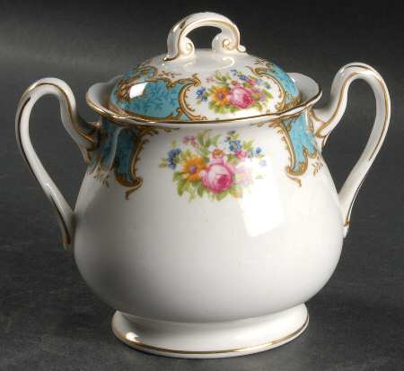 Duchess Blue Sugar Bowl & Lid