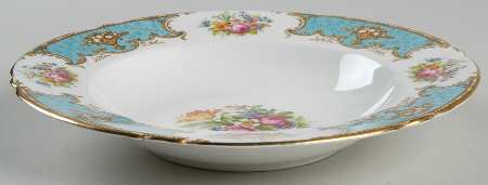 Duchess Blue Rim Soup Bowl
