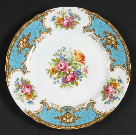 Duchess Blue Bread & Butter Plate