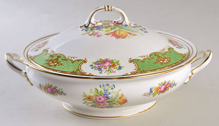 Duchess Green Round Covered Vegetable