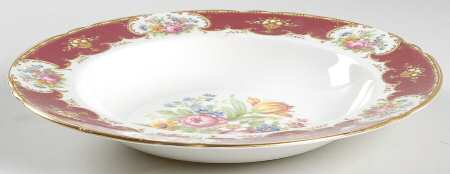 Duchess Red Large Rim Soup Bowl