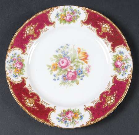 Duchess Red Dessert/Pie Plate