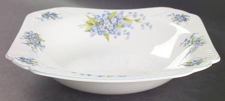 Forget Me Not 9" Square Vegetable Bowl