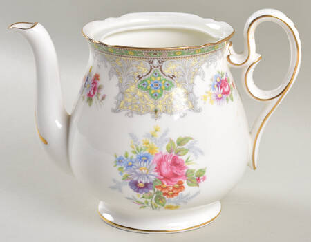 Georgian Green Small Teapot No Lid