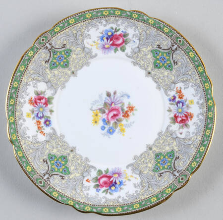 Georgian Green Gravy Boat