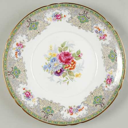 Georgian Green Underplate for Tureen