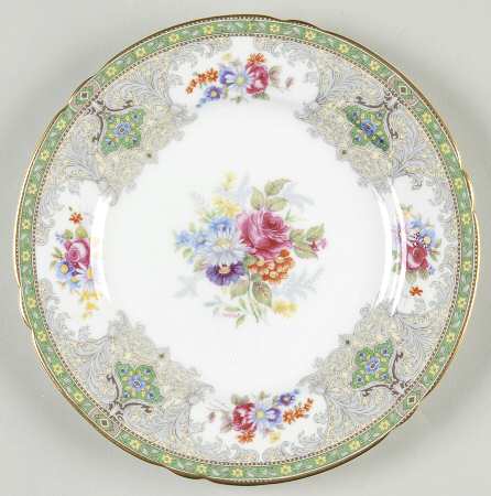 Georgian Green Dessert/Pie Plate