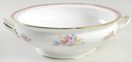 Georgian Red Round Vegetable No Lid