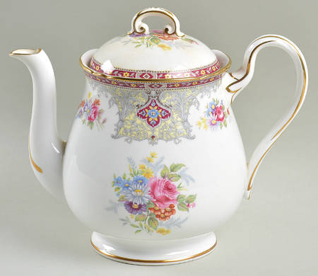 Georgian Red Teapot & Lid