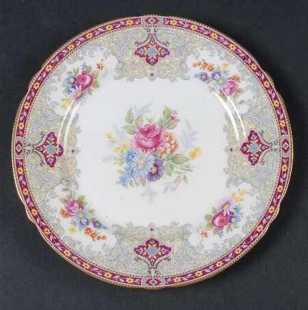 Georgian Red Dessert/Pie Plate