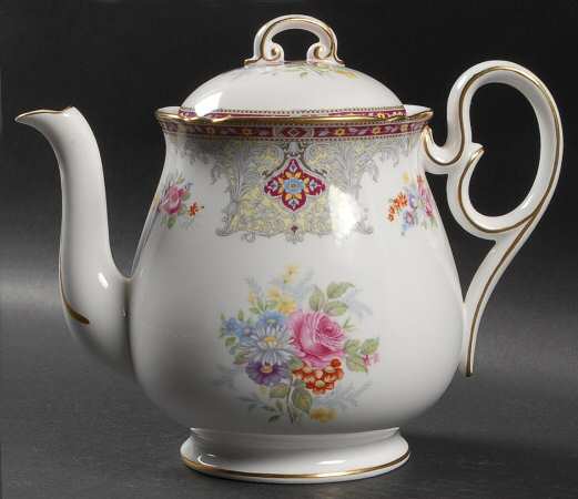 Georgian Red Teapot & Lid