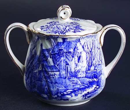 Glorious Devon Sugar Bowl & Lid