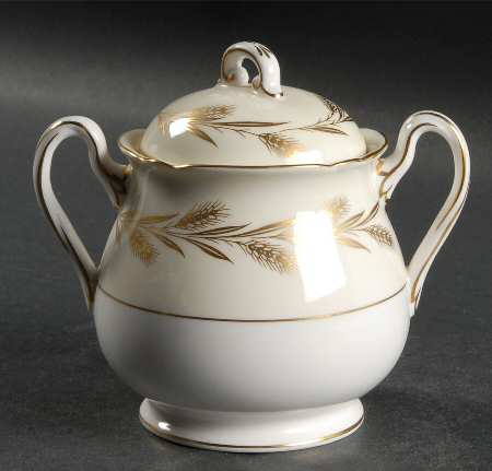 Golden Harvest Sugar Bowl & Lid by Shelley
