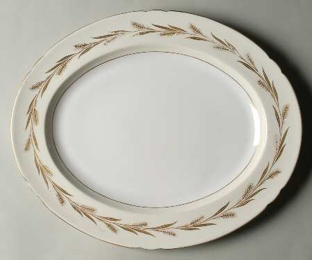 Golden Harvest 15" Oval Serving Platter by Shelley