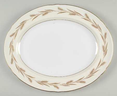 Golden Harvest 13" Oval Serving Platter