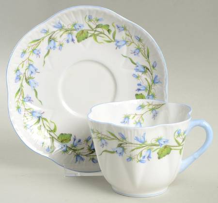 Harebell (Dainty) Oversized Cup & Saucer Set