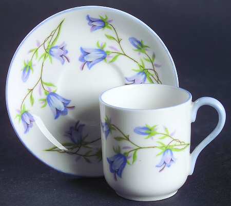 Harebell (Dainty) Miniature Cup and Saucer Set