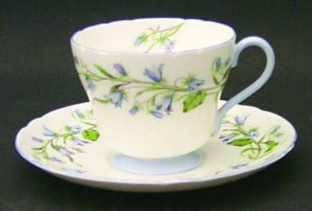 Harebell (Gainsborough) Footed Cup & Saucer Set