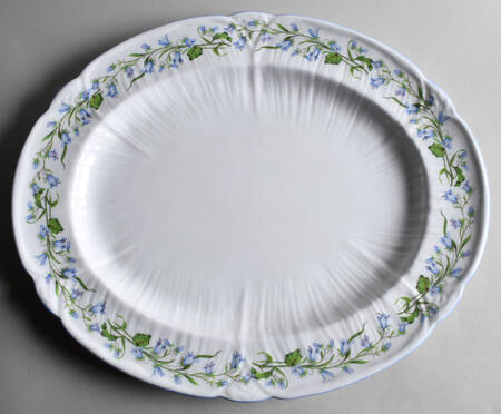 Harebell (Oleander) 15" Oval Serving Platter