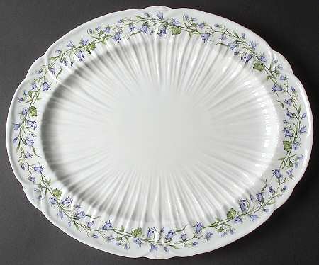 Harebell (Oleander) 14" Oval Serving Platter