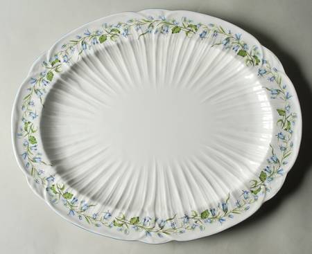 Harebell (Oleander) 16" Oval Serving Platter