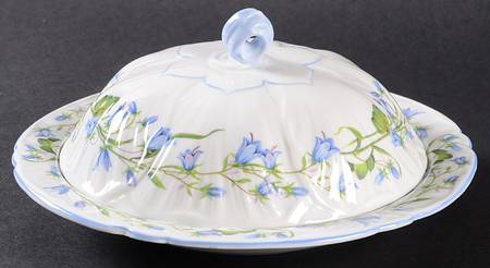 Harebell (Oleander) Round Covered Butter