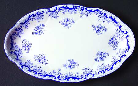 Heavenly Blue (Dainty Shape) Tray for Individual Creamer & Open Sugar