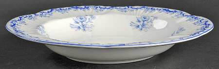 Heavenly Blue (Dainty Shape) Large Rim Soup Bowl