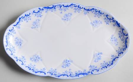 Heavenly Blue (Dainty Shape) Tray for Creamer & Sugar with Lid