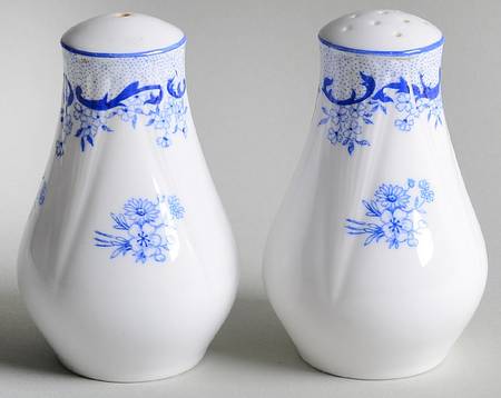 Heavenly Blue (Dainty Shape) Salt & Pepper Set