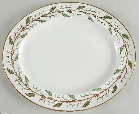 Laurel 14" Oval Serving Platter