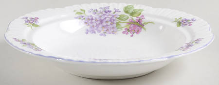 Lilac Time Round Butter No Lid