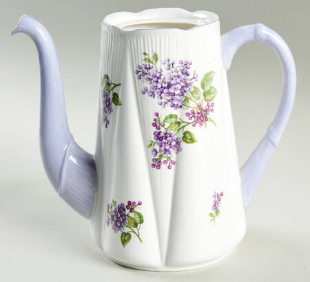 Lilac Time Coffee Pot No Lid