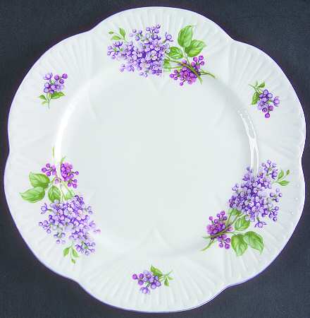 Lilac Time Salad Plate