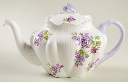 Lilac Time Teapot & Lid